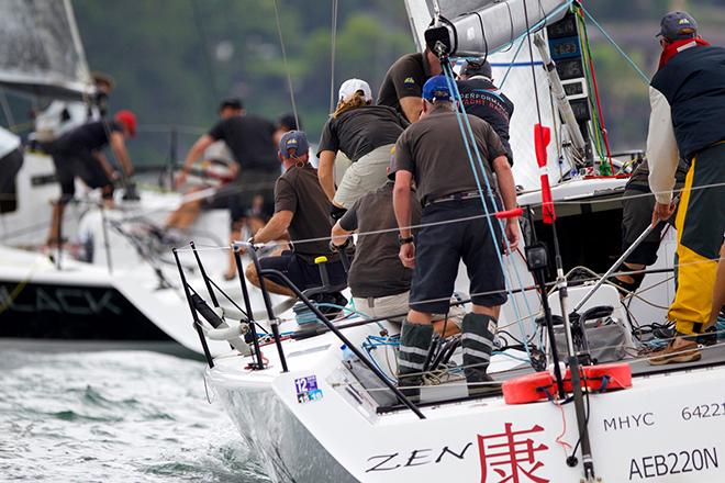 Zen & Double Black - Farr 40 Pittwater One Design Trophy 2016 © Howard Wright http://www.imagephoto.com.au